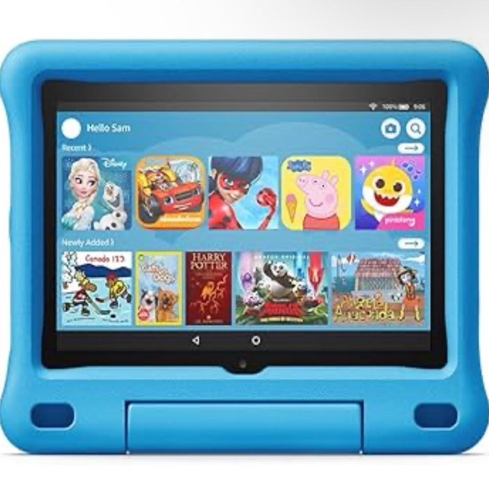 Amazon Fire HD 8 Kids tablet, 8" HD display PINK OR BLUE - Picture 1 of 7